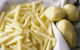 Chips processing line